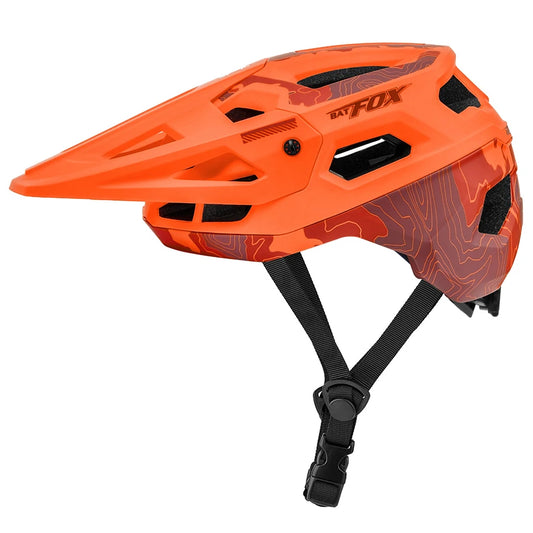 Casque de vélo homme orange