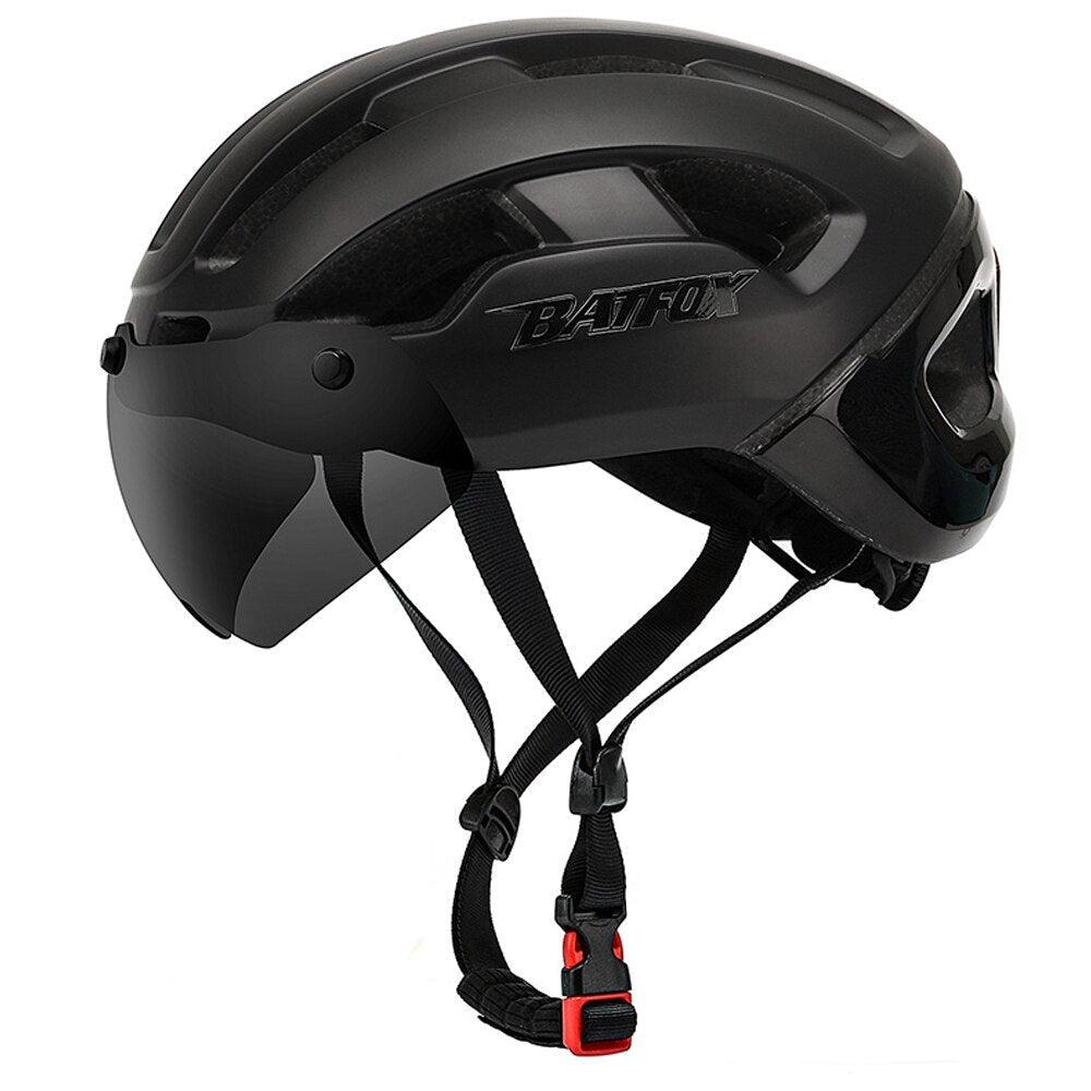 Casque vélo visière pluie