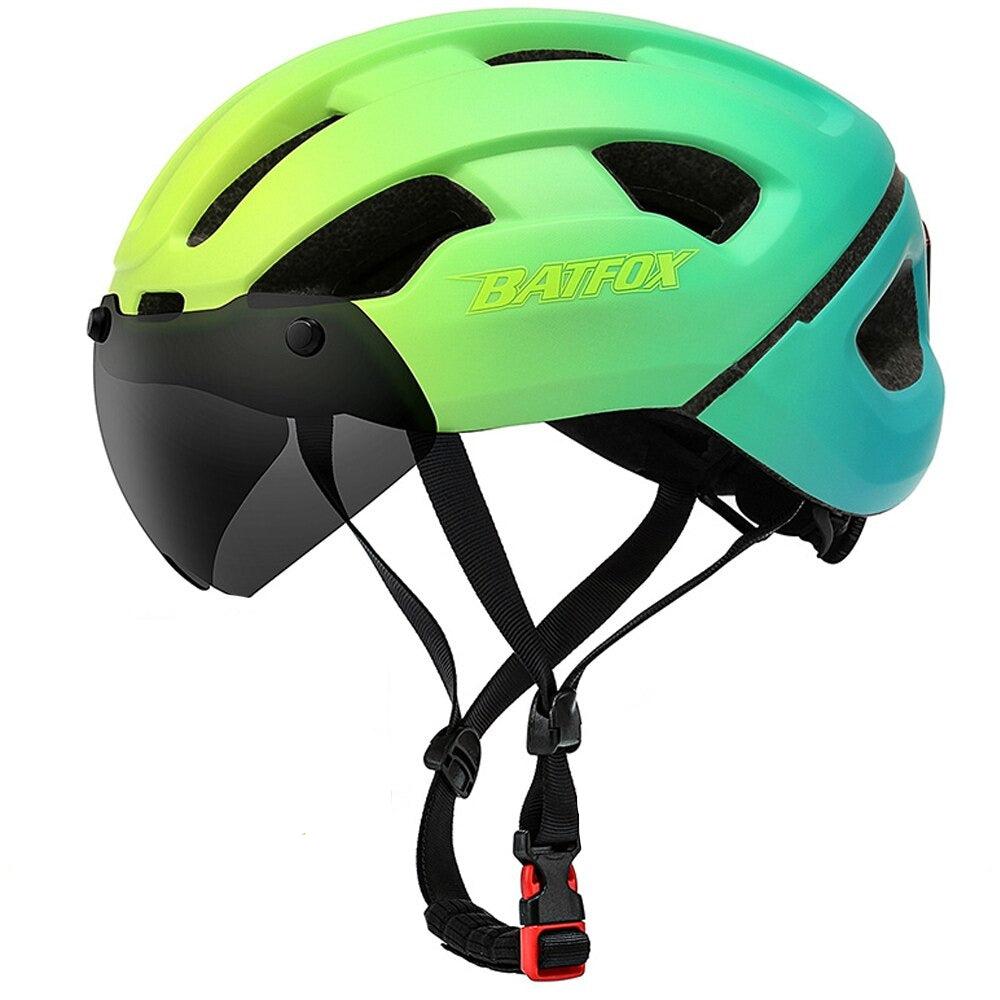 Casque vélo visière pluie