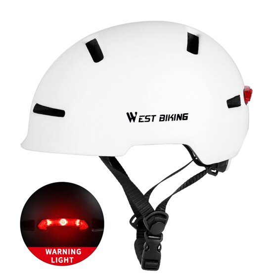 Casque vélo urbain LED rechargeable Pédale Maurice