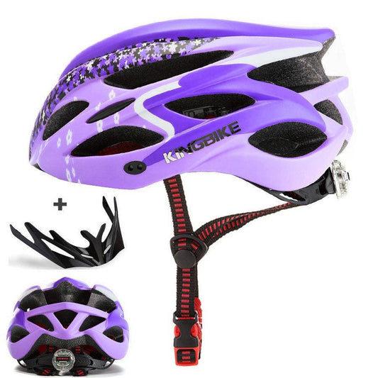 Casque vélo rose femme