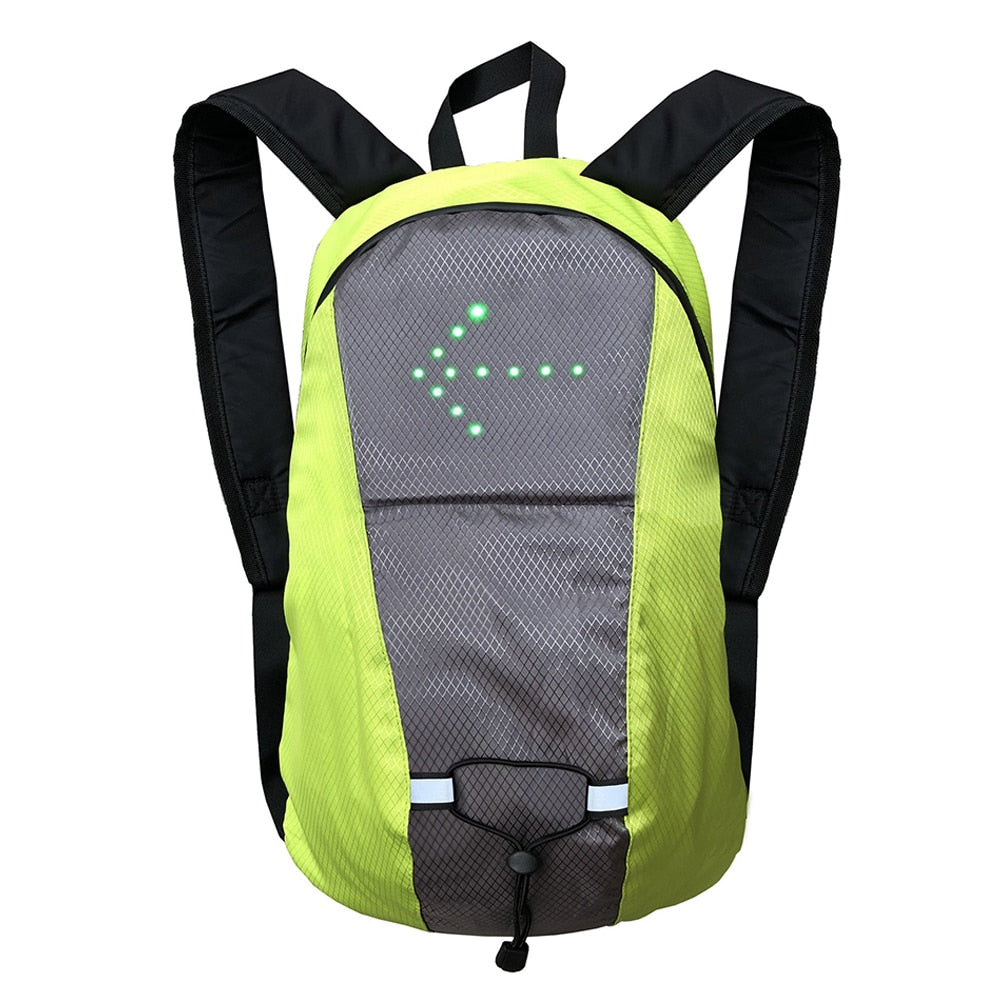 Sac à dos cyclisme avec indicateurs LED & USB Pédale Maurice