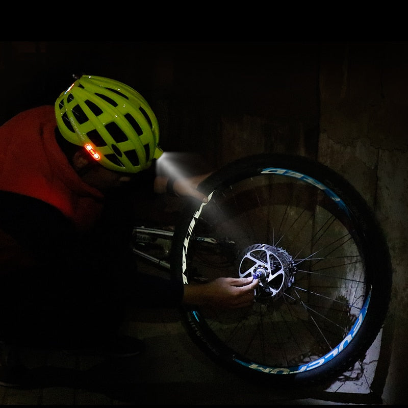 Casque vélo lumineux LED VTT ultra-léger Pédale Maurice