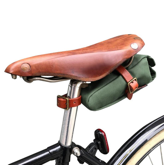 Sacoche étui selle vélo étanche vintage