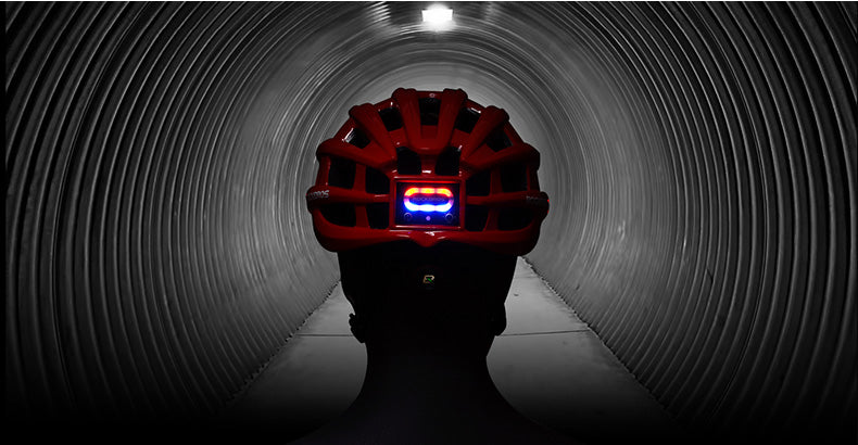 Casque vélo lumineux LED VTT ultra-léger Pédale Maurice