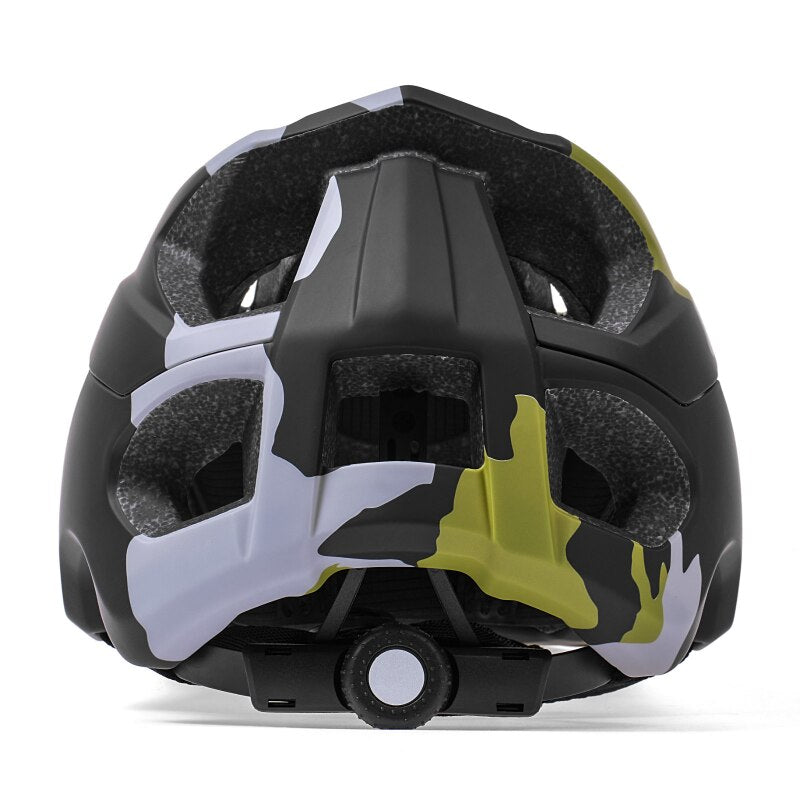 Casque vélo VTT montagne design camouflage Pédale Maurice