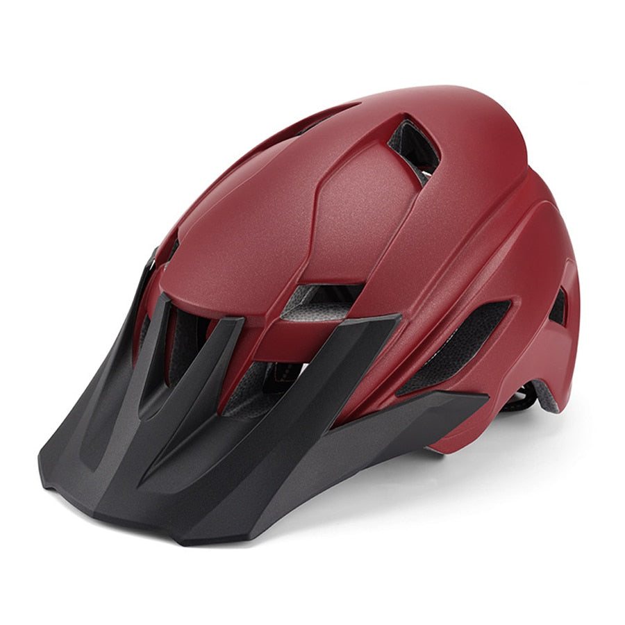 Casque vélo VTT sport avec visière Pédale Maurice