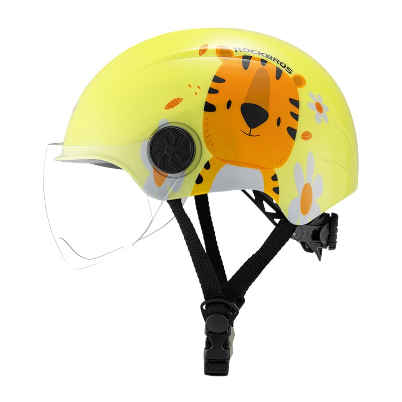 Casque vélo enfant à visière Pédale Maurice