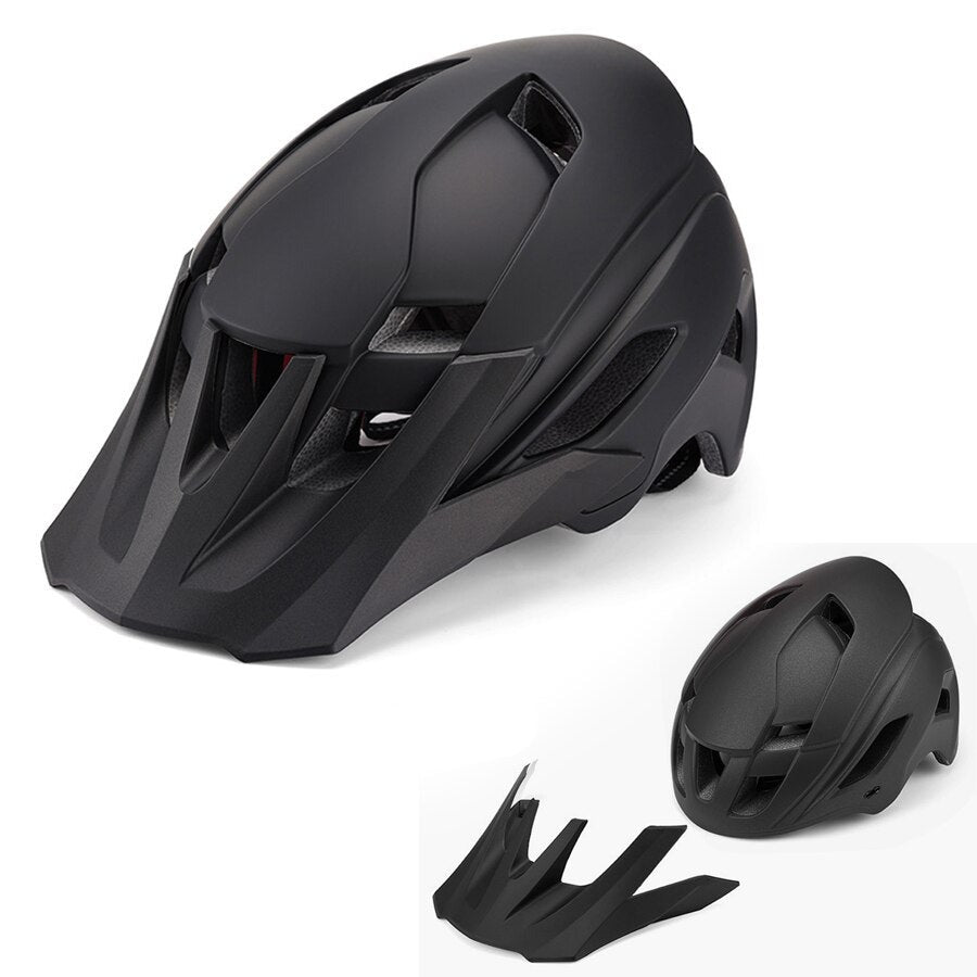 Casque vélo VTT sport avec visière Pédale Maurice