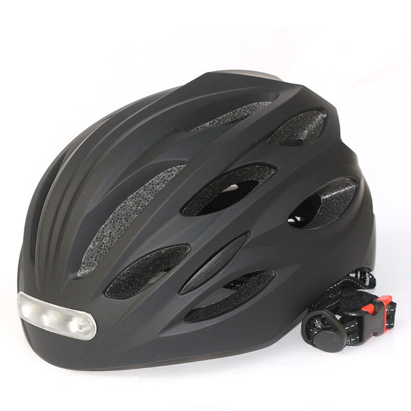 Casque vélo lumineux avec éclairage LED pour adultes Pédale Maurice