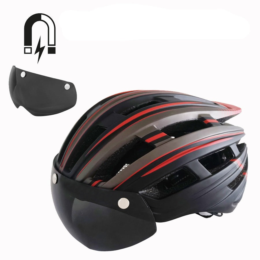 Casque vélo lumineux LED de route Pédale Maurice