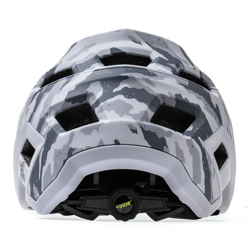 Casque vélo homme VTT Camouflage Blanc & Gris Pédale Maurice