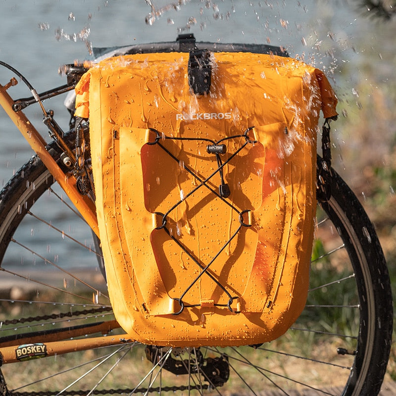 Sacoche porte bagage arrière vélo 25L étanche Pédale Maurice