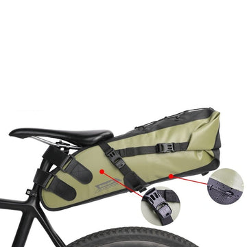 Sacoche selle de vélo 10L/13L réfléchissante & waterproof Pédale Maurice