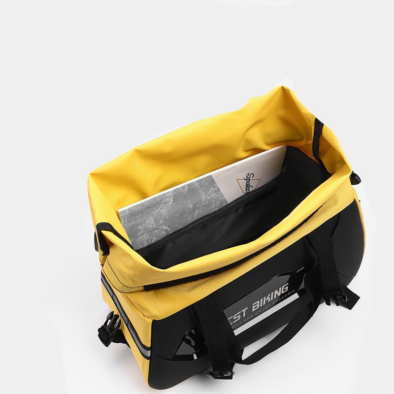 Sacoche porte bagage arrière pour vélo 25L rigide & waterproof