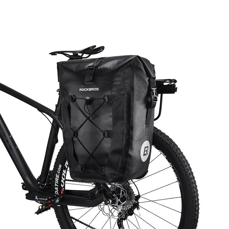 Sacoche porte bagage arrière vélo waterproof 30L Pédale Maurice